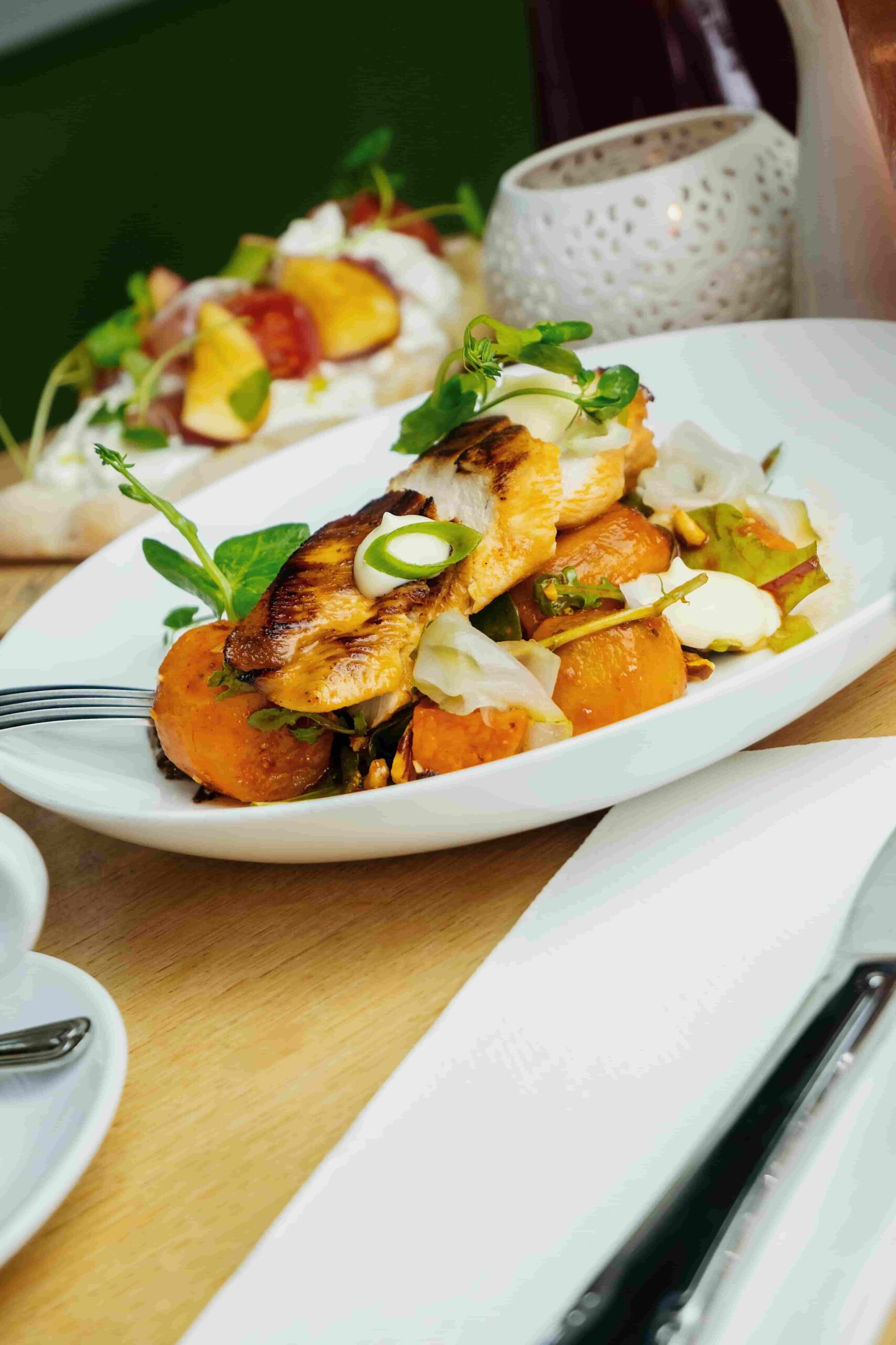 De Utrechter, lunchen Utrecht centrum, salade, kip