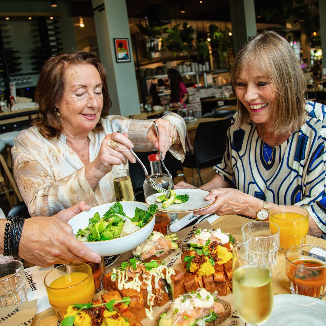 Uitgebreide familielunch bij De Utrechter, perfect voor grote gezelschappen