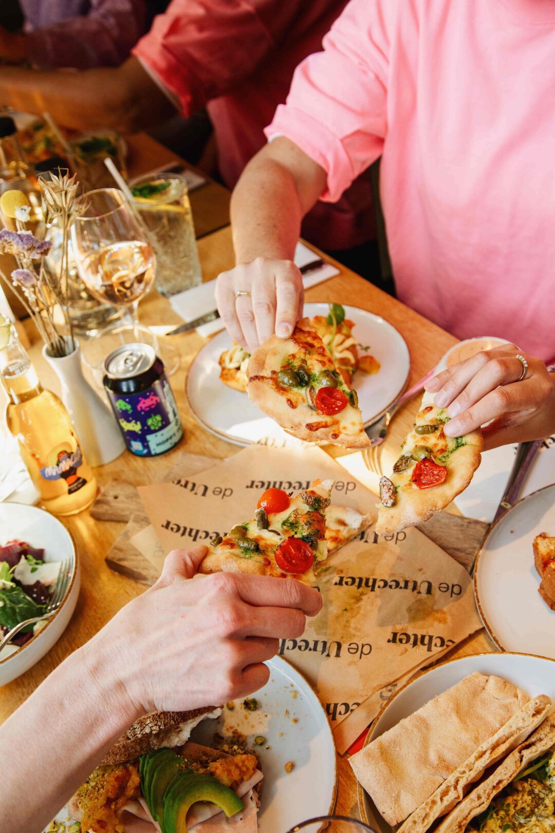 Pinsella's als lunch bij De Utrechter